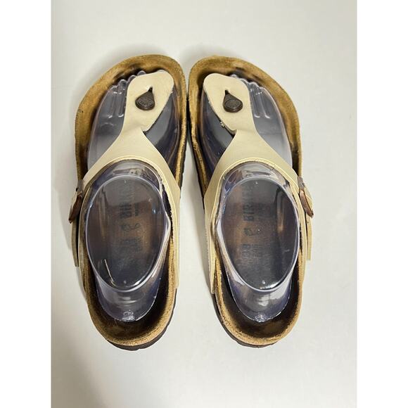 Birkenstock Pearl Birko Flor Gizeh Thong Slip On Adjust Sandal 38 Reg-Wide 7-7.5 - Picture 4 of 8